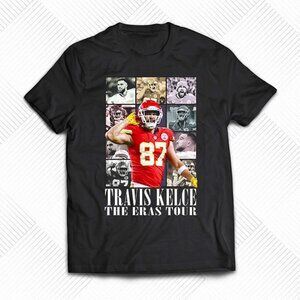 Travis Kelce The Eras Tour Vintage Style Football Fan Gift Music T-Shirt 89